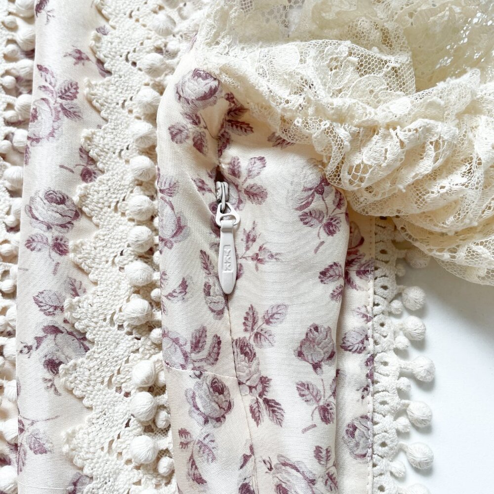 Zimmermann Sabotage Shirt Dress Floral Silk Mini Dress Size AU 1 US 6 NEW - Picture 8 of 14